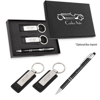 Sprint Stylus Pen & Leatherette Key Tag Gift Set